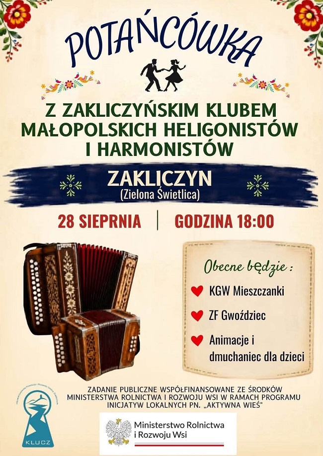 Na Potańcówki do Zakliczyna i do Melsztyna 
