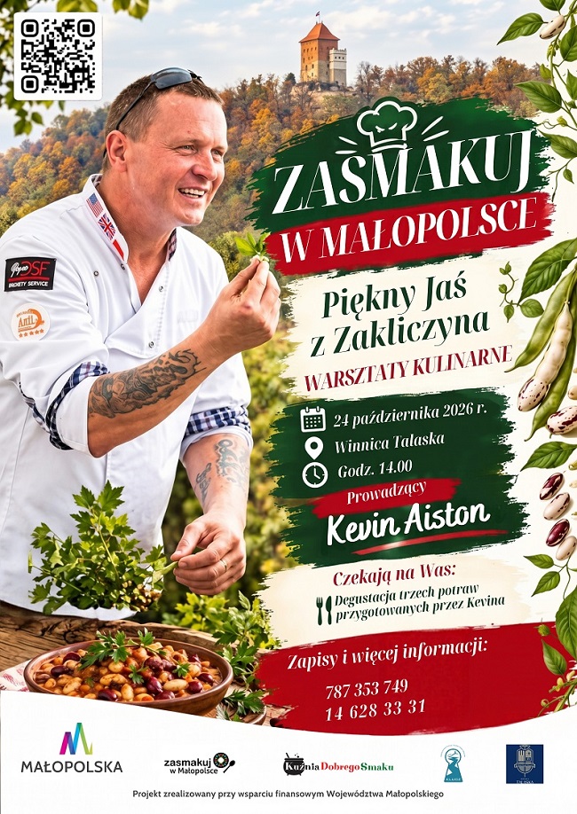 Piękny Jaś w Winnicy Talaska z  Kevinem Aistonem